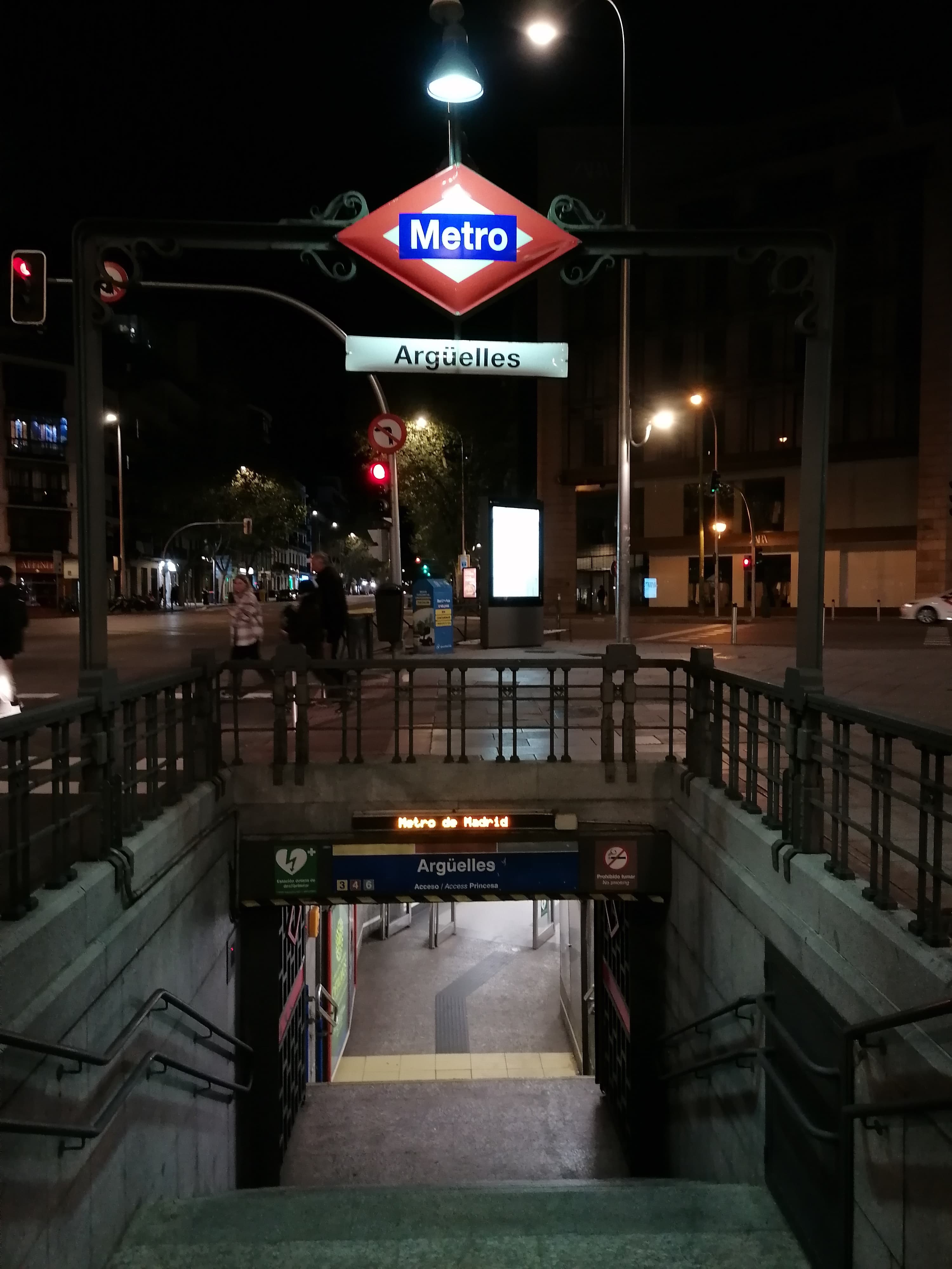 Metro de Madrid — fotografía de paisaje urbano